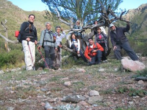 El grupo completo, demostró unidad y desición. Todo un orgullo de andinistas