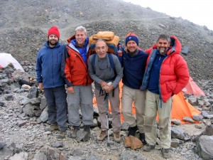Los mas veteranos del grupo en el Plata