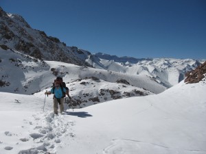 Pedro en la quebrada de Vargas
